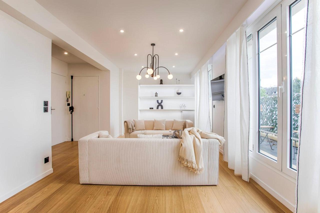 Le Kennedy - Sublime 3 Bedrooms Duplex In Trouville Exterior foto
